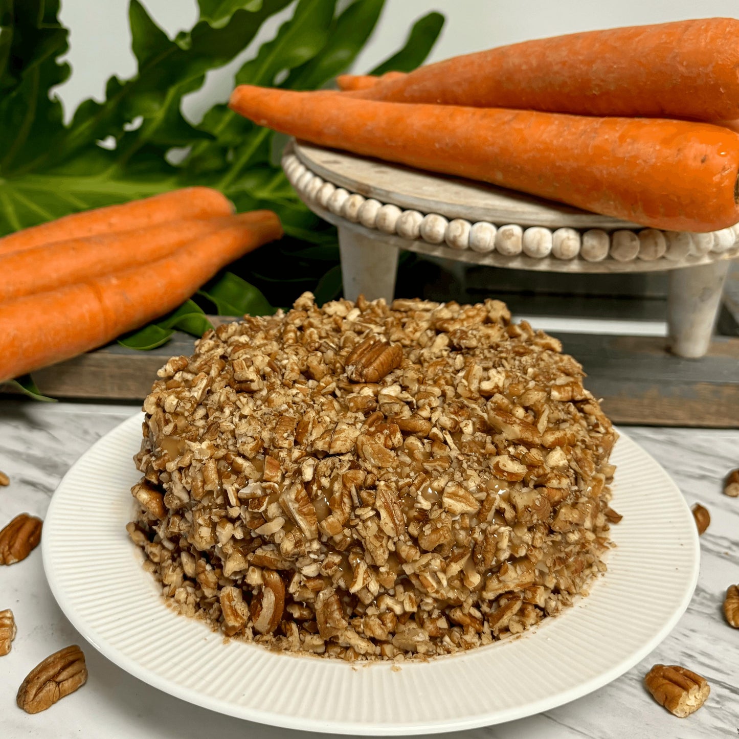Carrot-Pecan – Cake - Gluten-Free, Dairy-Free, Sugar-Free – Full Life Gourmet Bakery