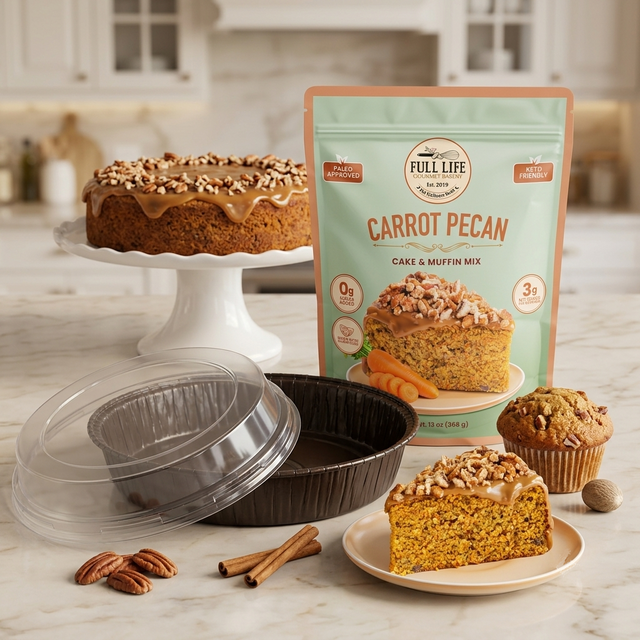 Carrot Pecan Complete Cake & Muffin Baking Kit