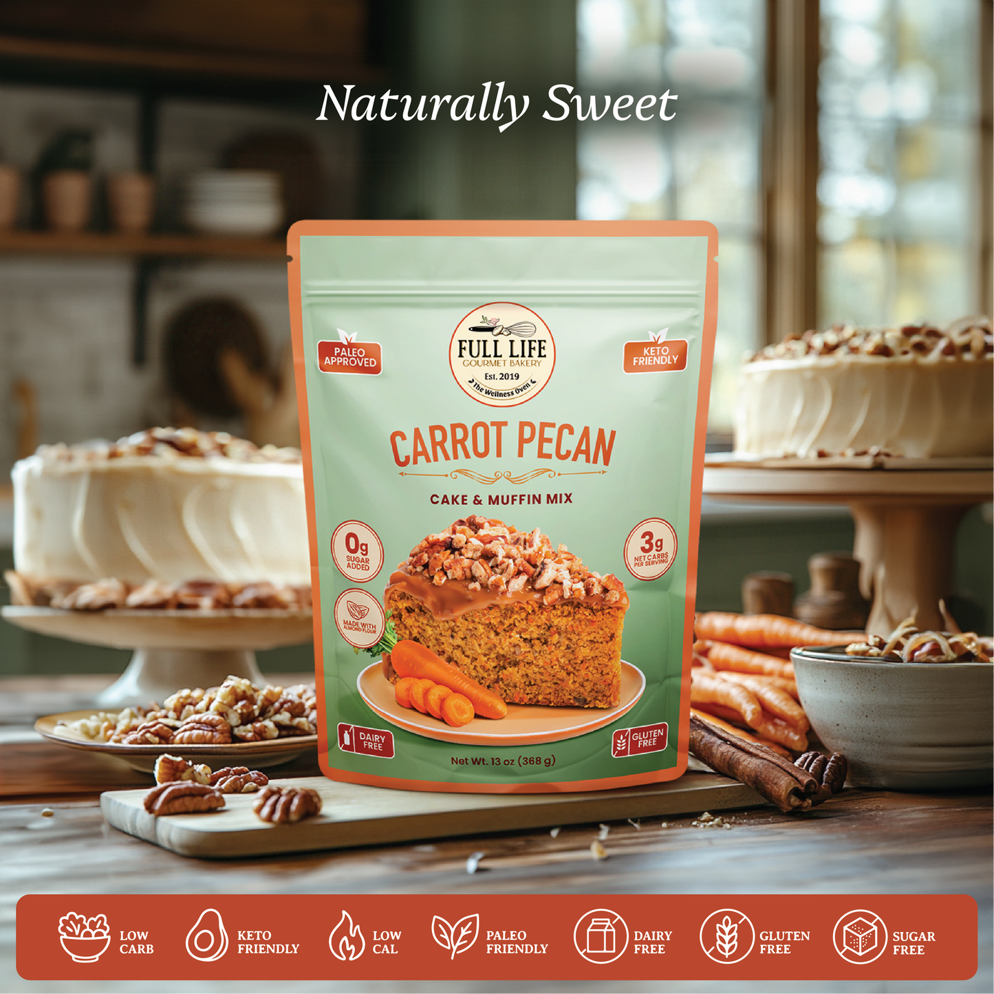 
                  
                    Carrot Pecan - Cake & Muffin Mix
                  
                