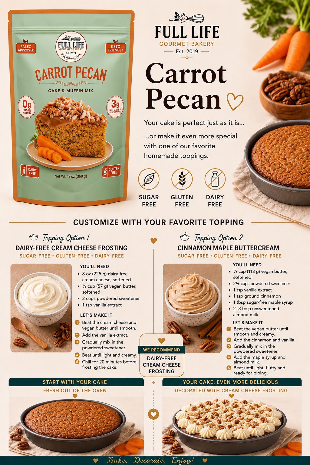 
                  
                    Carrot Pecan - Cake & Muffin Mix
                  
                