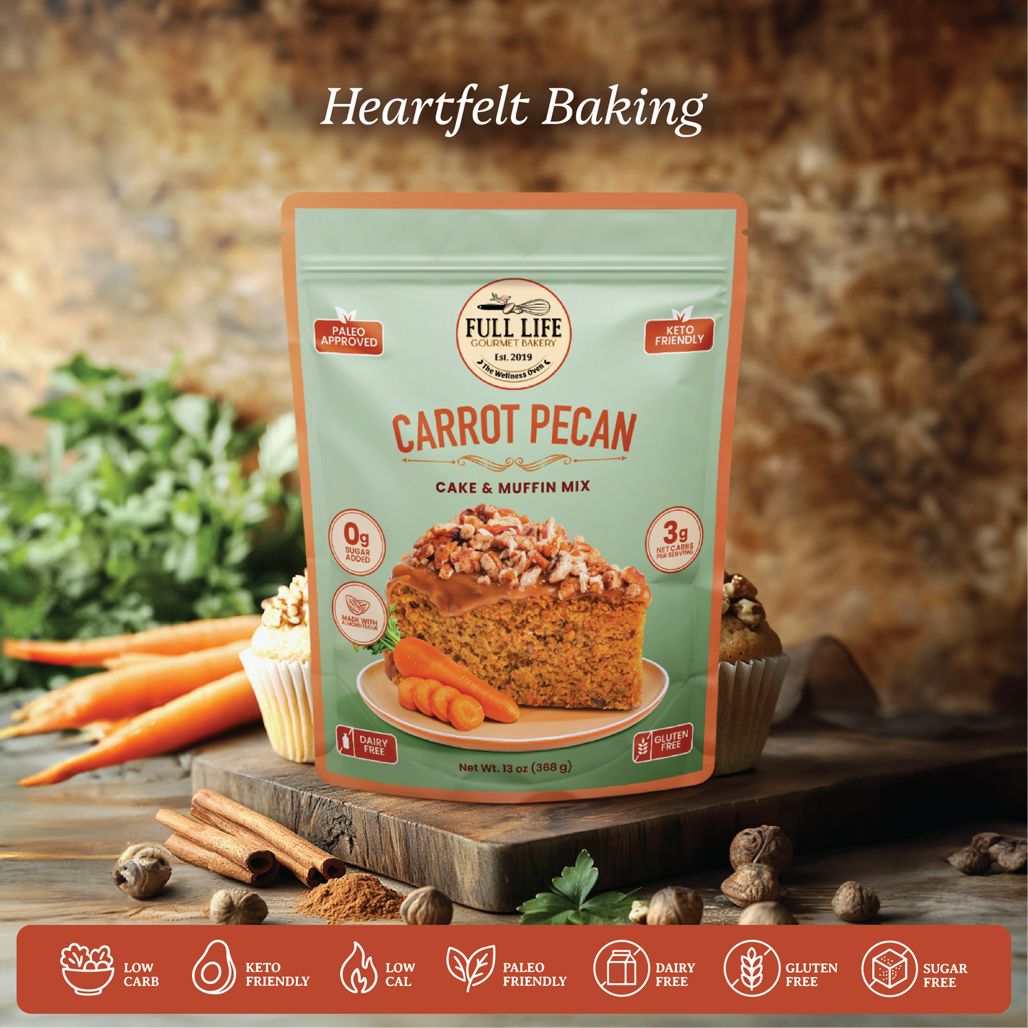 
                  
                    Carrot Pecan - Cake & Muffin Mix
                  
                