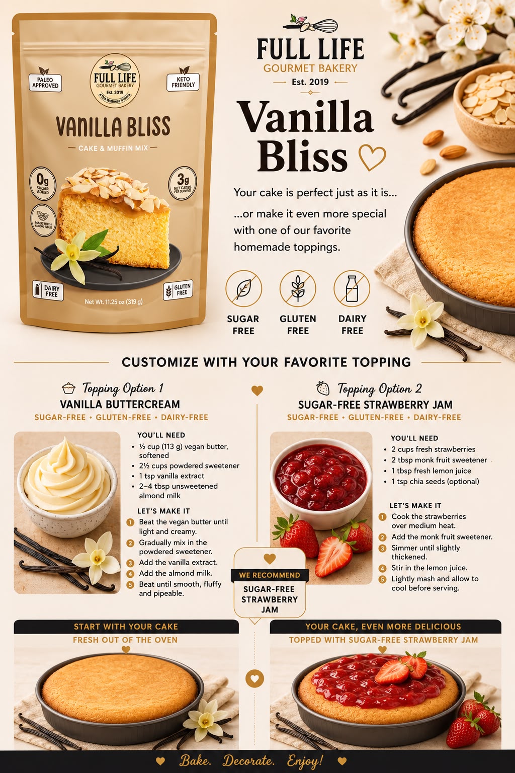 
                  
                    Vanilla Bliss - Cake & Muffin Mix
                  
                