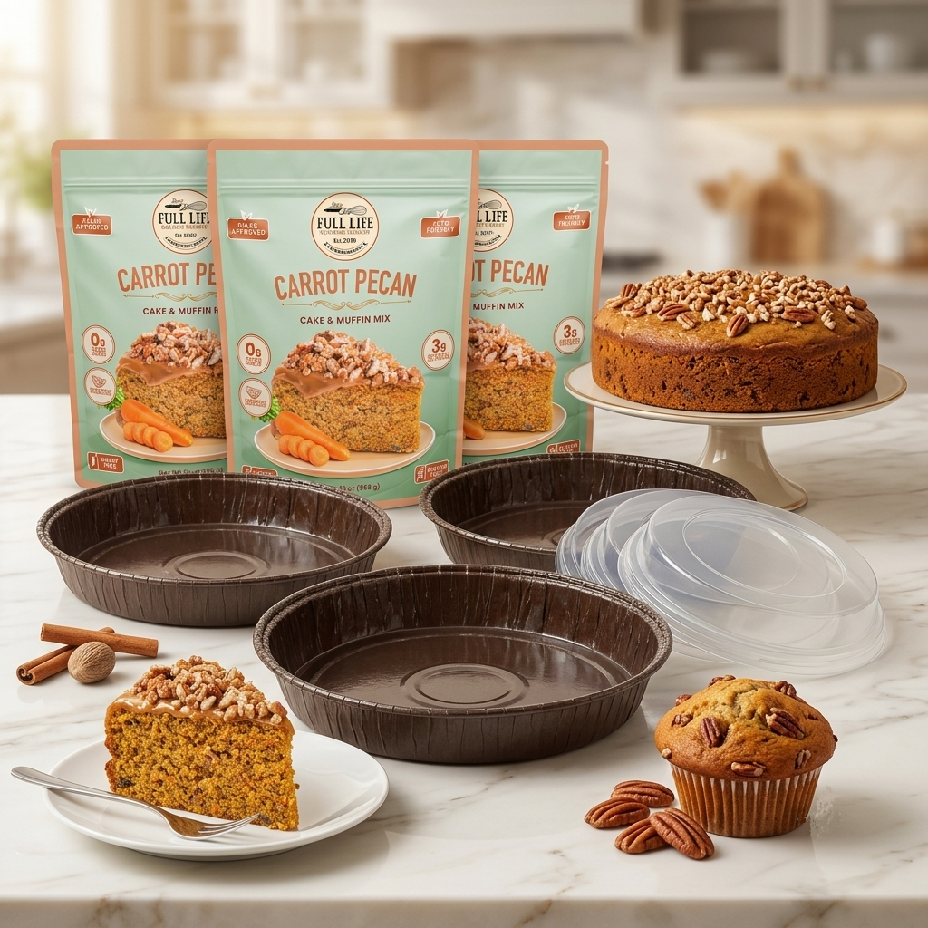 
                  
                    Carrot Pecan Complete Cake & Muffin Baking Kit
                  
                