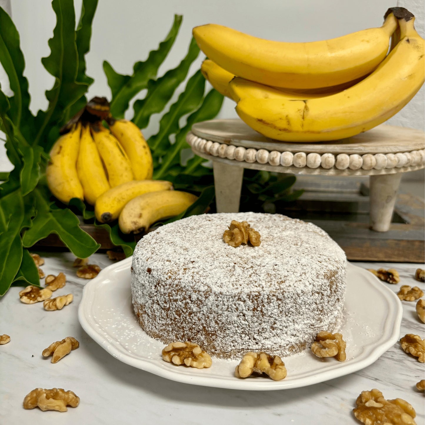 
                  
                    Banana-Walnut – Cake - Gluten-Free, Dairy-Free, Sugar-Free – Full Life Gourmet Bakery
                  
                