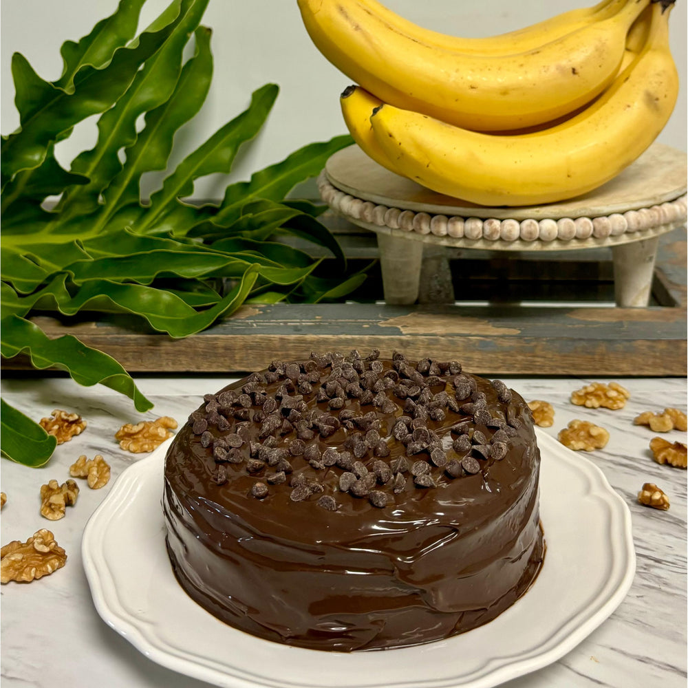
                  
                    Banana-Walnut – Cake - Gluten-Free, Dairy-Free, Sugar-Free – Full Life Gourmet Bakery
                  
                