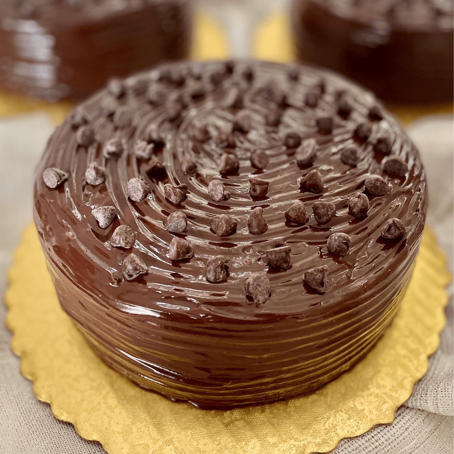
                  
                    Rich Chocolate Lovers cake, a deep chocolate texture for a guilt-free indulgence, completely sugar, dairy and gluten-free. Full Life Gourmet Bakery
                  
                